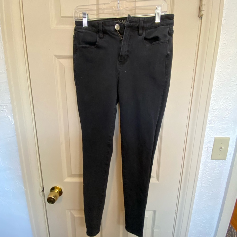 8 hi-rise jegging black